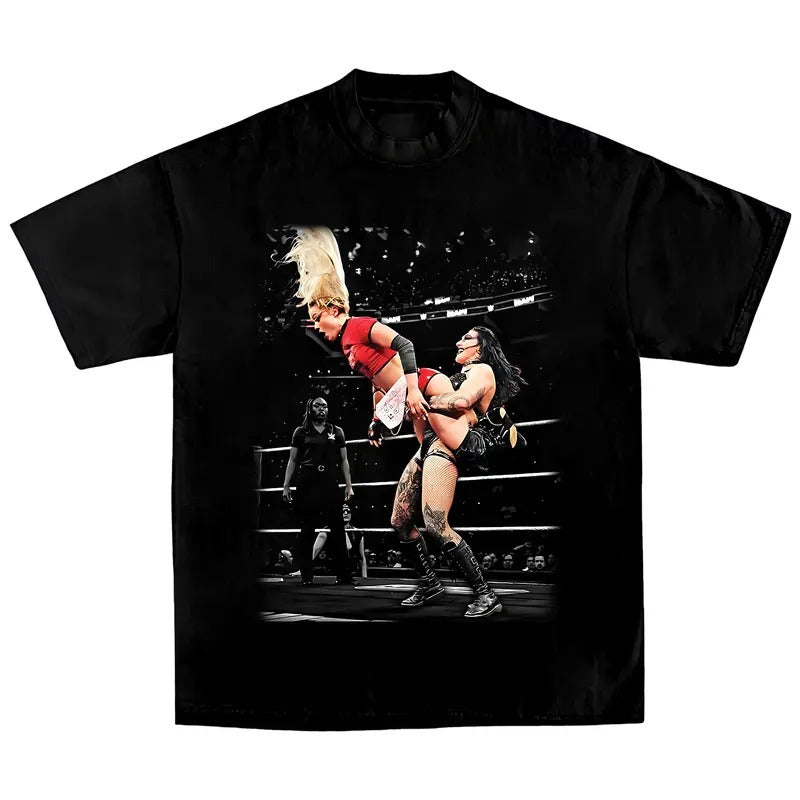 RHEA RIPLEY & LIV MORGAN TEE, Wrestling Tee, WWE Tee, WWE Fan Gift, Sports Shirt, Gift for Him Gift For Her Hoodie Sweatshirt Streetwear