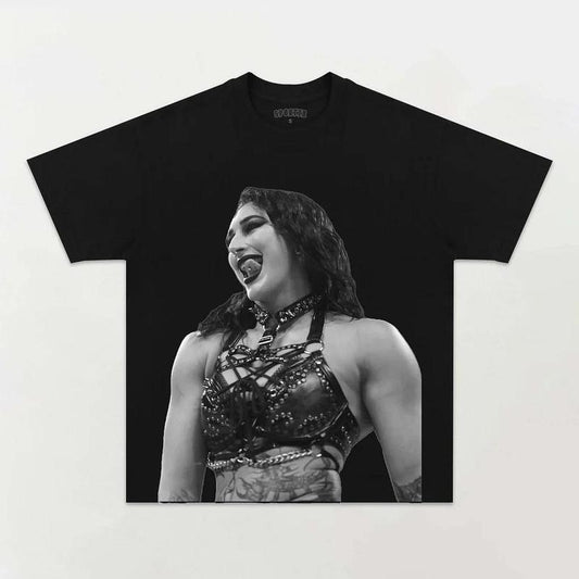 RHEA RIPLEY V4 TEE, Rhea Ripley Tee, WWE Tee, Wrestling Gift, Boxer Tee, Sports Shirt, Athletic Tee, Hoodie Sweatshirt Crewneck Clothing Clothe Cotton Menswear Streetwear Top