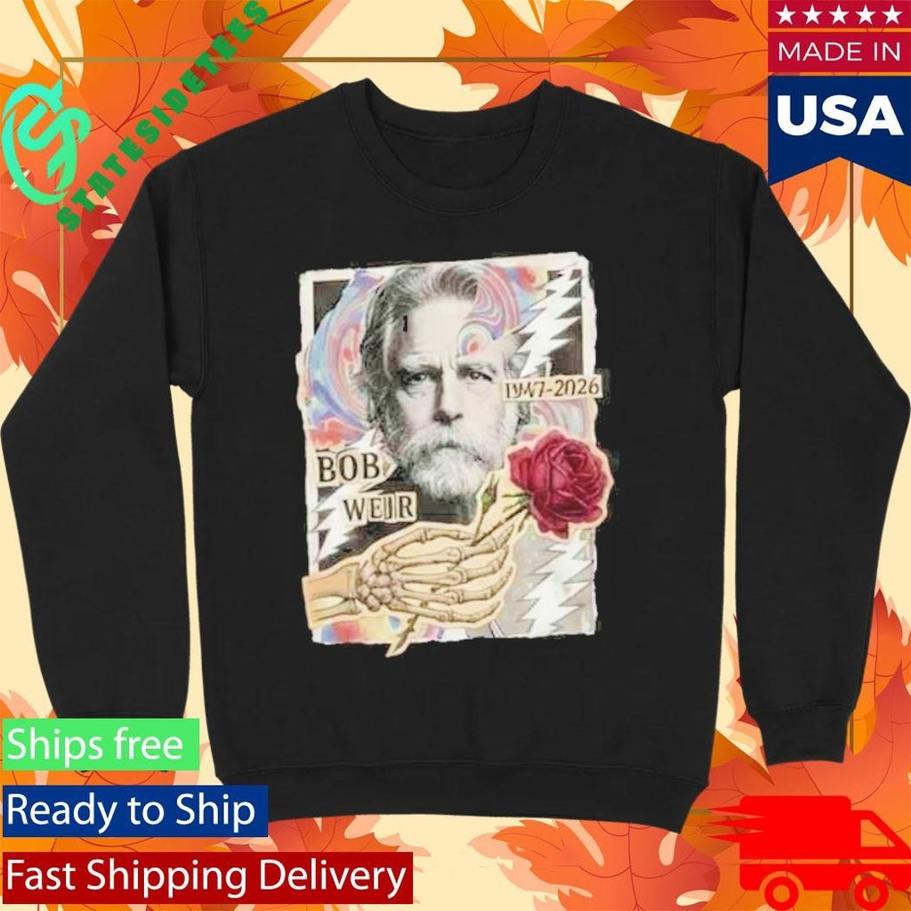 RIP Bob Weir 1947-2026 Grateful Dead Tribute Legend Memorial Rest In Peace T-Shirt