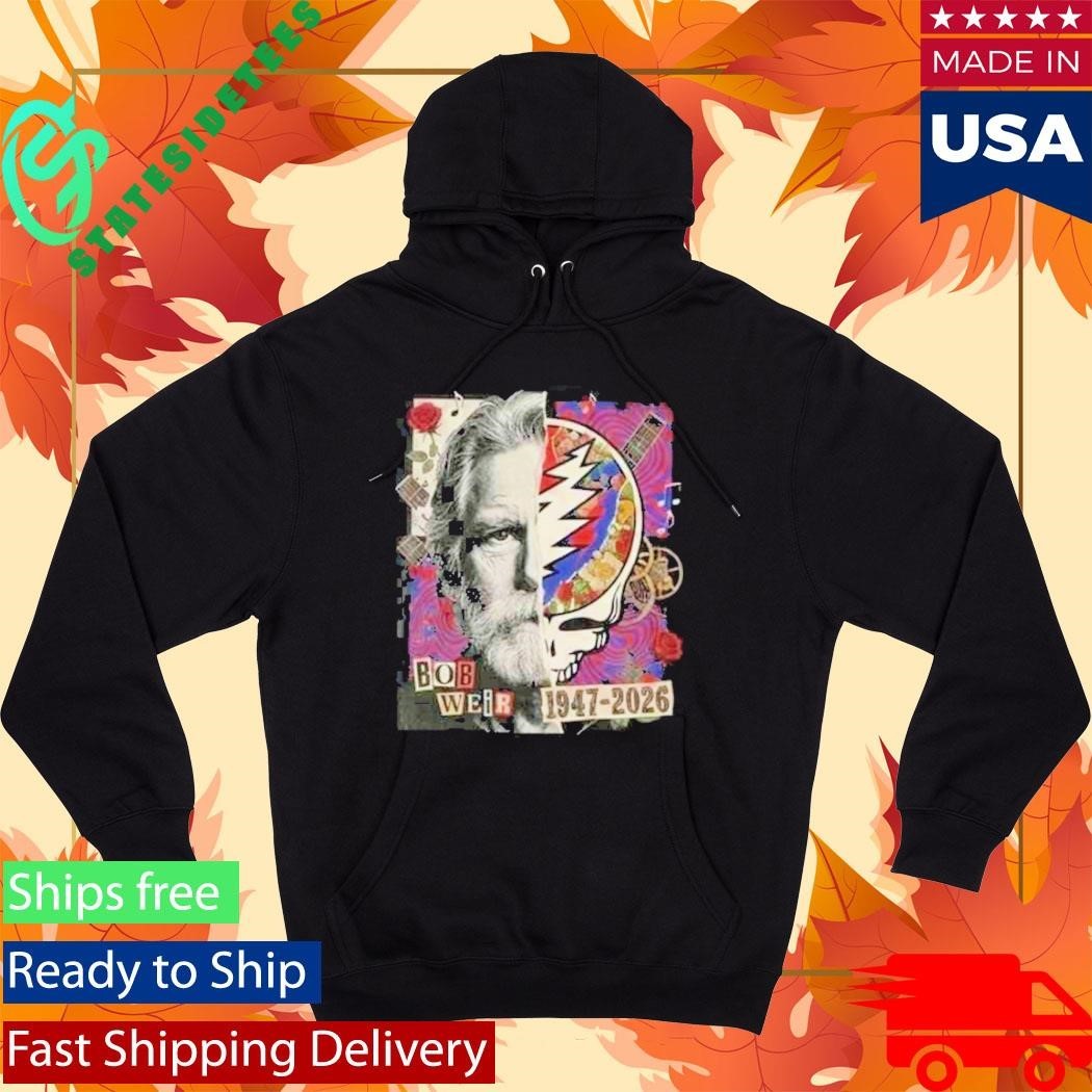 RIP Bob Weir 1947-2026 Grateful Dead Tribute Legend Memorial T-Shirt