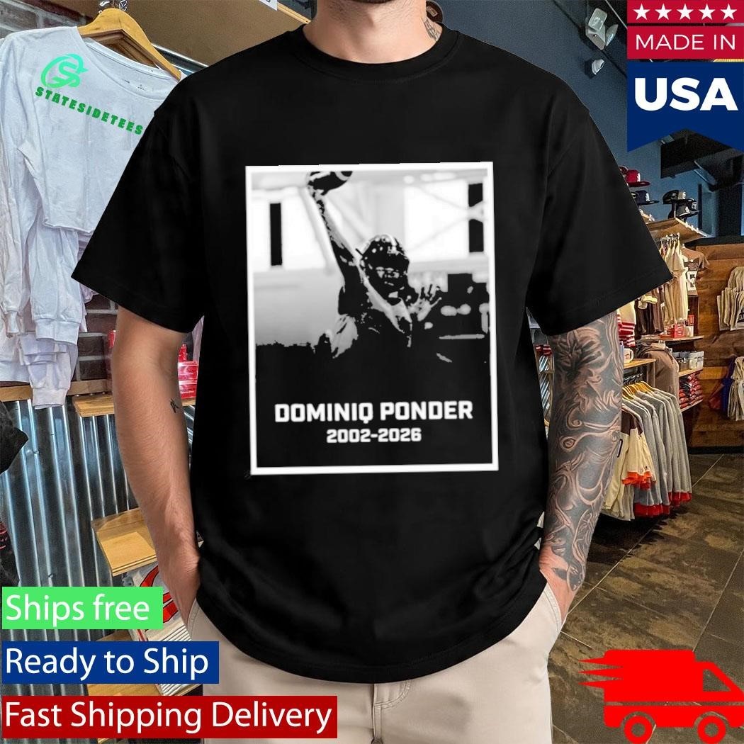 RIP Colorado Quarterback Dominiq Ponder 2002 2026 Shirt