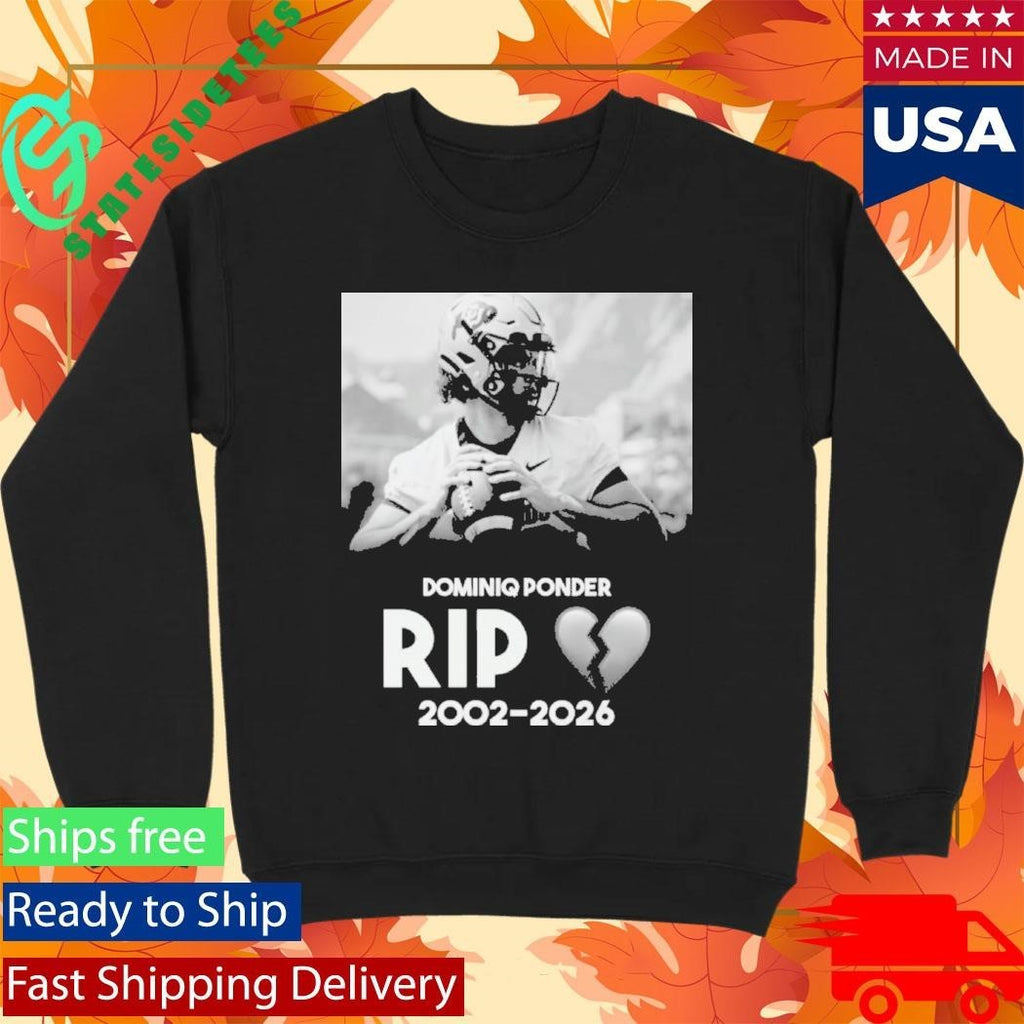 RIP Dominiq Ponder 2002 2026 Shirt