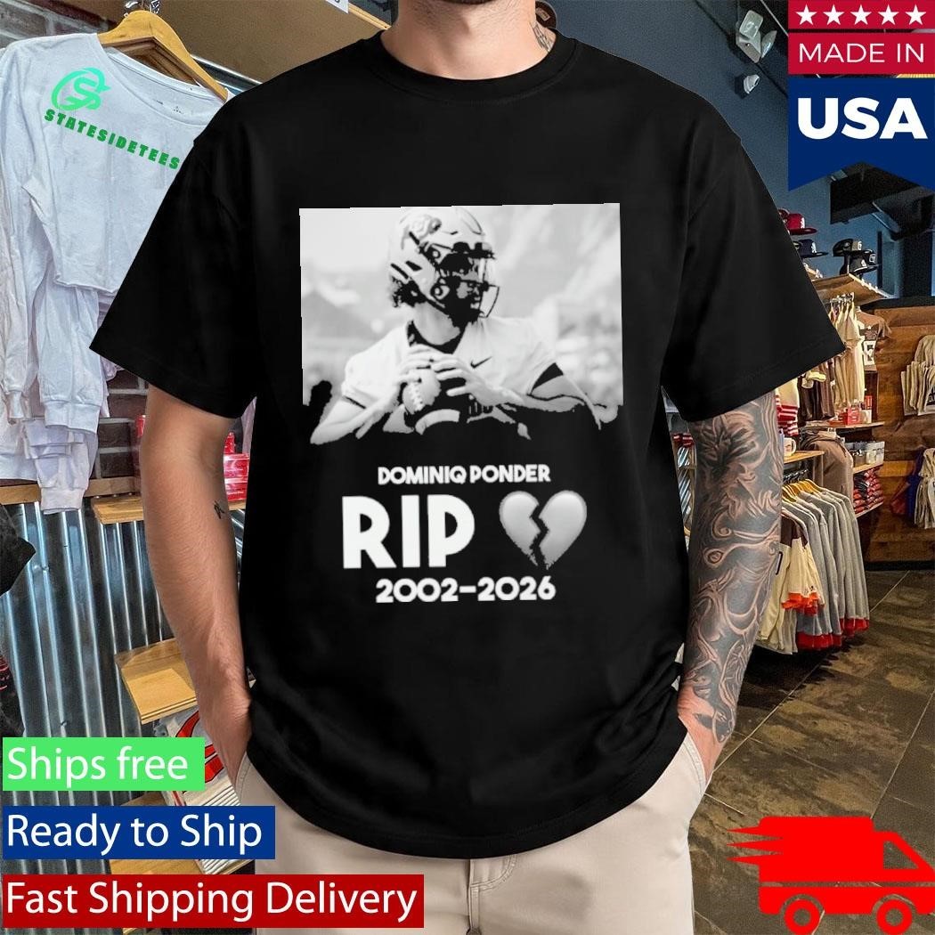 RIP Dominiq Ponder 2002 2026 Shirt