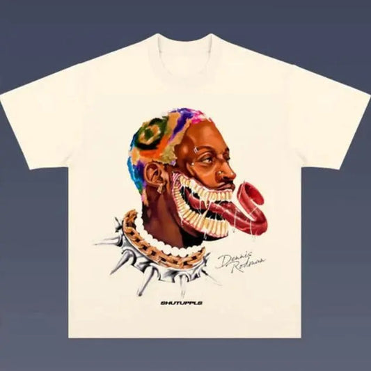 RODMAN Venom T-Shirt, DENNIS Shirt, Basketball Graphic Tee, Y2k, Unisex T-Shirt, Gift For Men Women Menswear Top Streetwear shirt Cotton Soft