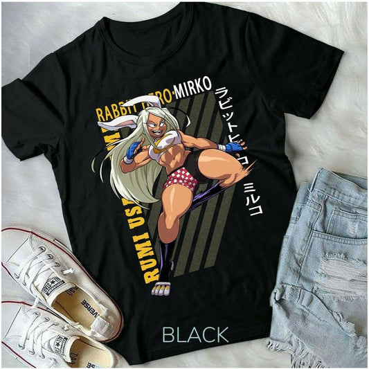 Rabbit Hero Mirko,Rumi Usagiyama,Miruko, My Hero,Boku no Hero,Unisex T-Shirt S-4XL