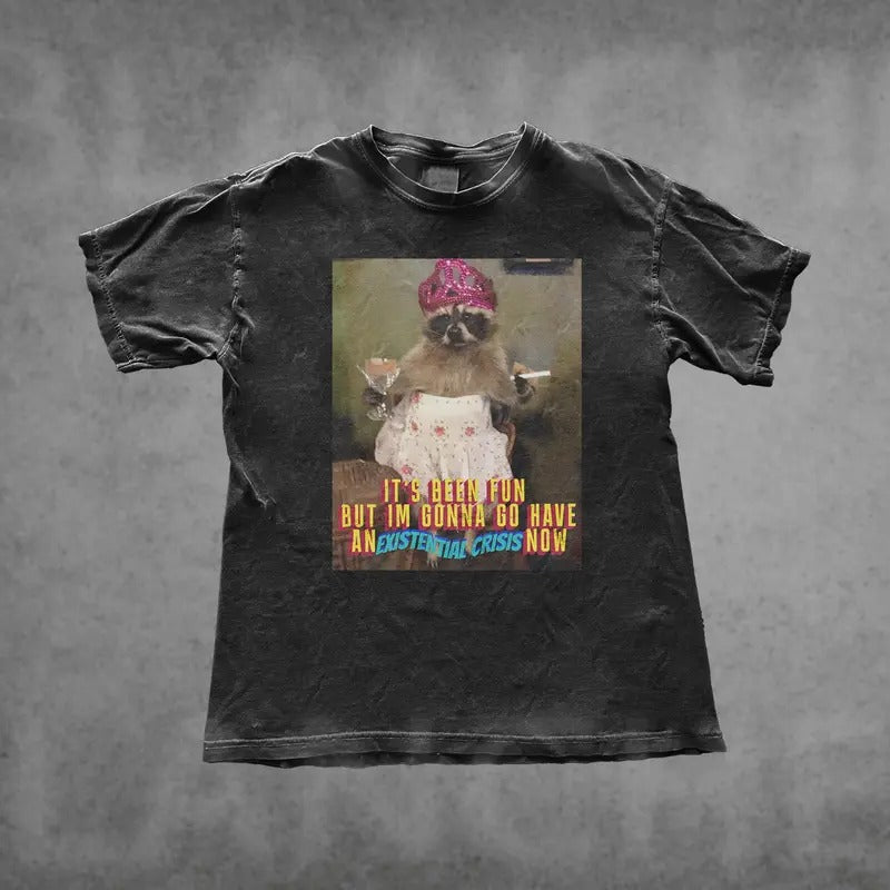 Raccoon shirt, Funny meme shirt, Gift for friend, Sarcastic shirt, Top selling, Animal lover gift