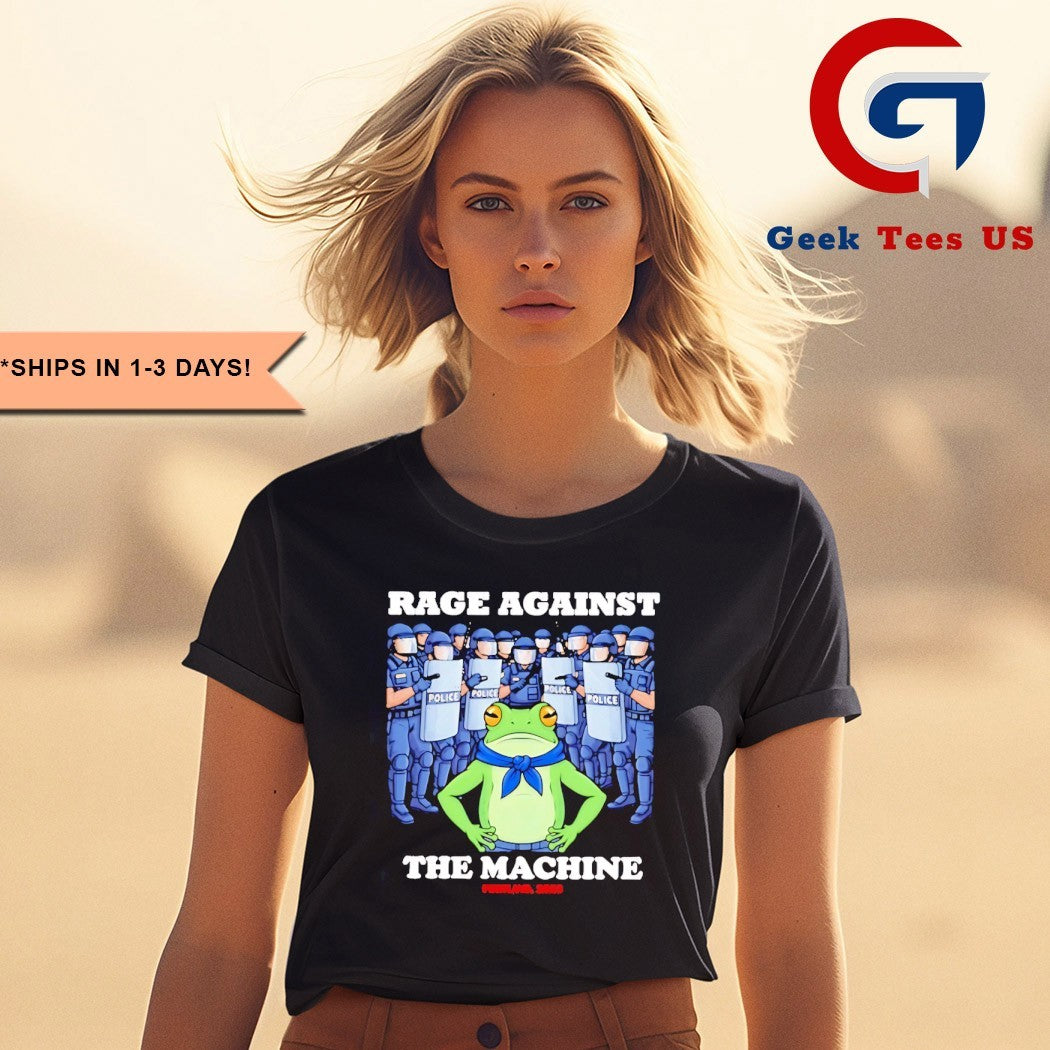 Rage Against The Machine 2025 Frog Portland Protest Portland Frog Protest shirt