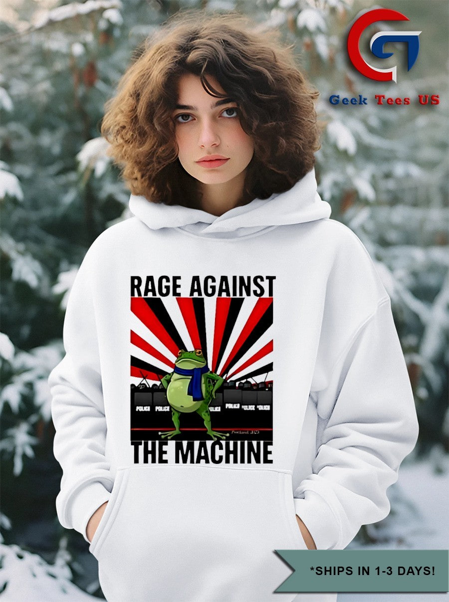 Rage Against The Machine Frog Political Protest shirt
