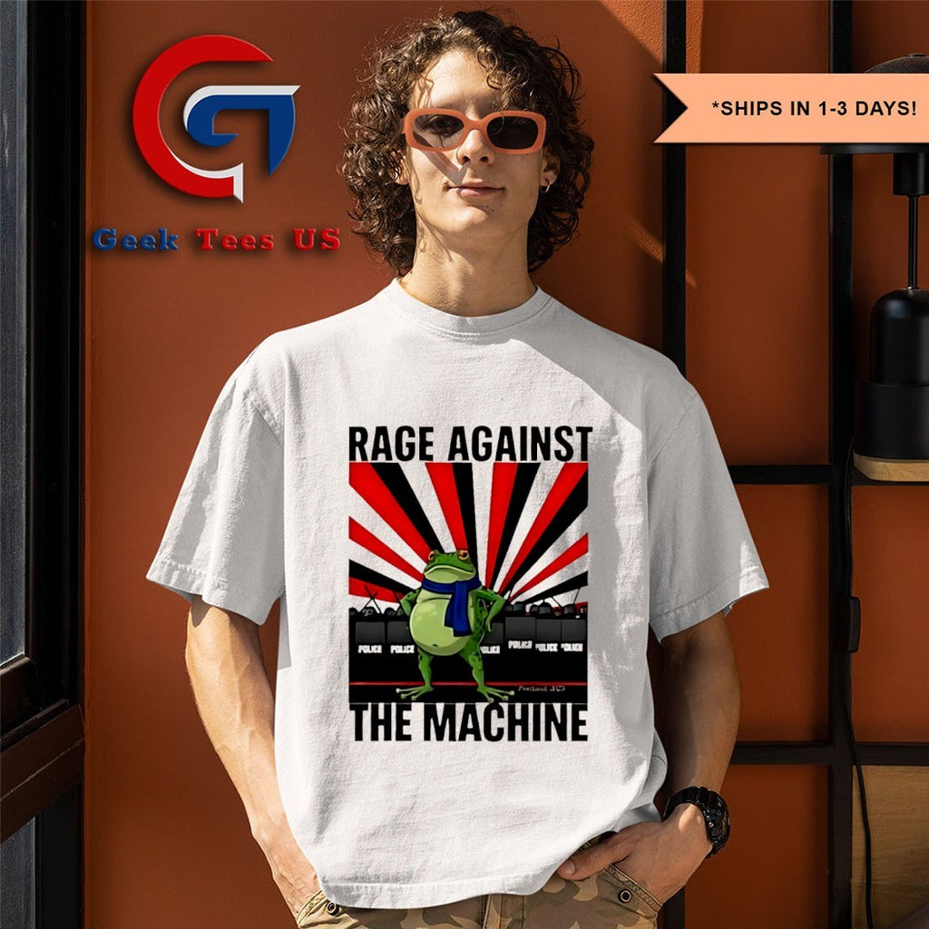 Rage Against The Machine Frog Political Protest shirt