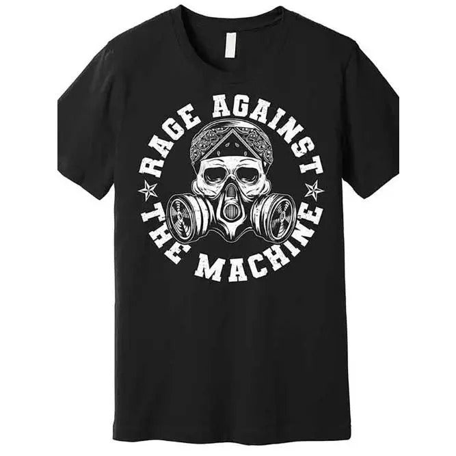 Rage Against The Machine Graphic Tee - Men's Short Sleeve Premium T-Shirt - Funny Collection, Black Color Made in USA