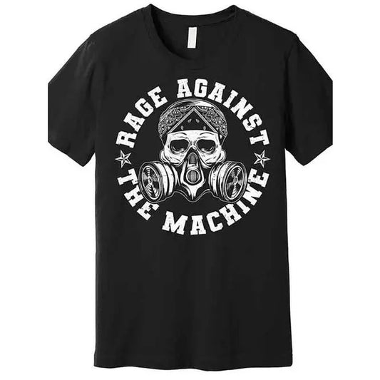 Rage Against The Machine Graphic Tee - Men's Short Sleeve Premium T-Shirt - Funny Collection, Black Color Made in USA