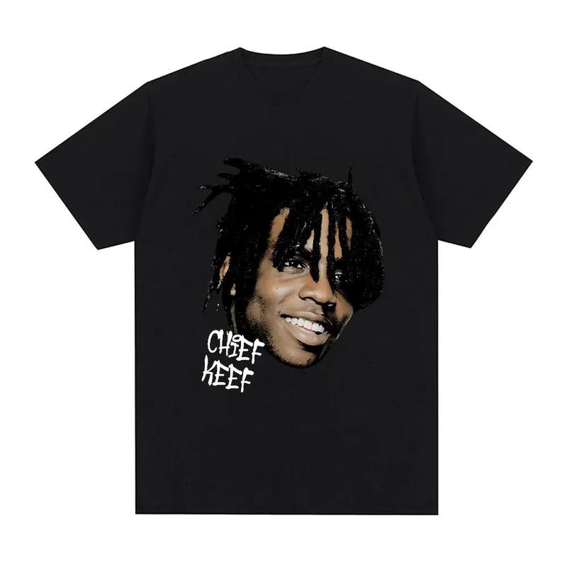 Rapper Keef Face Graphic T-shirt