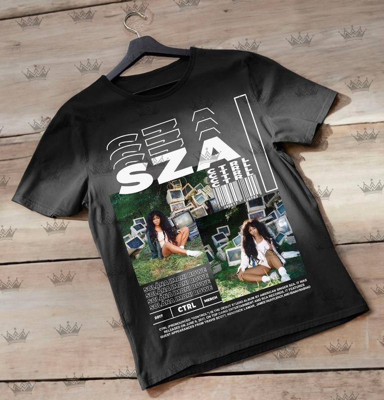 Rapper Shirt - Vintage Rapper Graphic Tee Shirt Ctrl Album Merch Men Women Menswear Top Hoodie, Sweatshirt | DripVista.com