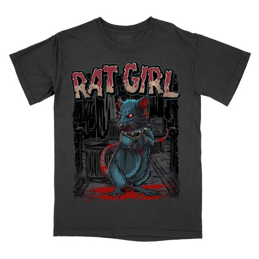Rat Girl Comfort Colors Graphic Tee, Tshirt, Spooky Tee Womenswear Streetwear