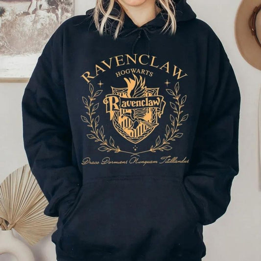Ravenclaw Hogwarts Vintage Shirt, Wizard House Shirts, Hp Wizard School, Universal Studios Hoodie, Hogwarts House Sweatshirt, Unisex Sweater Pullover Tee