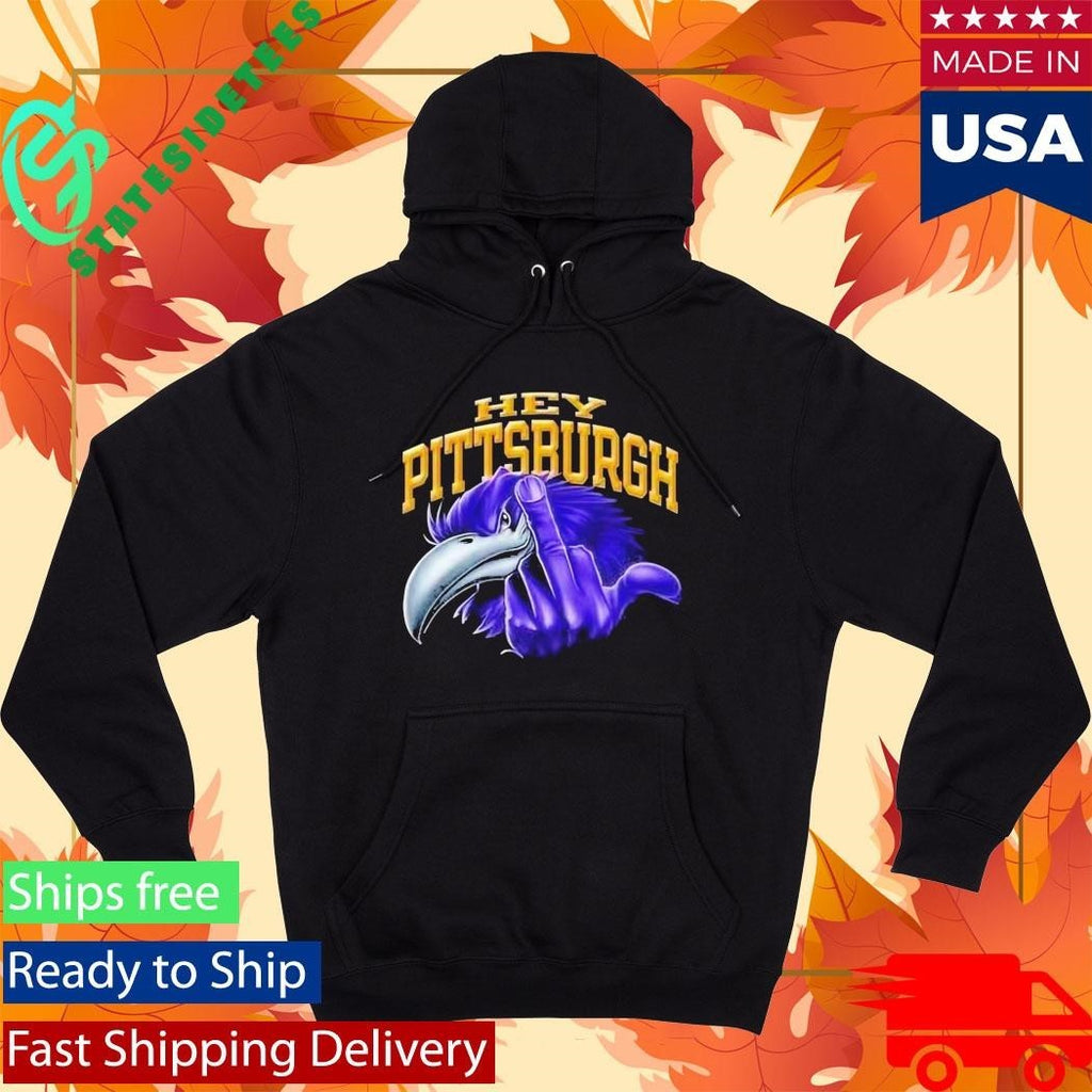 Ravens Flock Hey Steelers Middle Finger Shirt