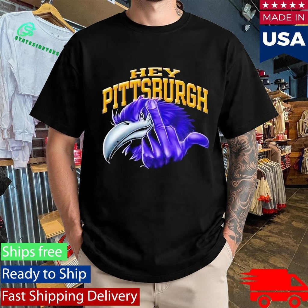 Ravens Flock Hey Steelers Middle Finger Shirt