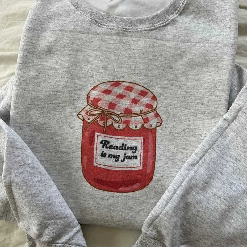 Reading is my jam! Sweatshirt T-Shirts, Hoodie | DripVista.com