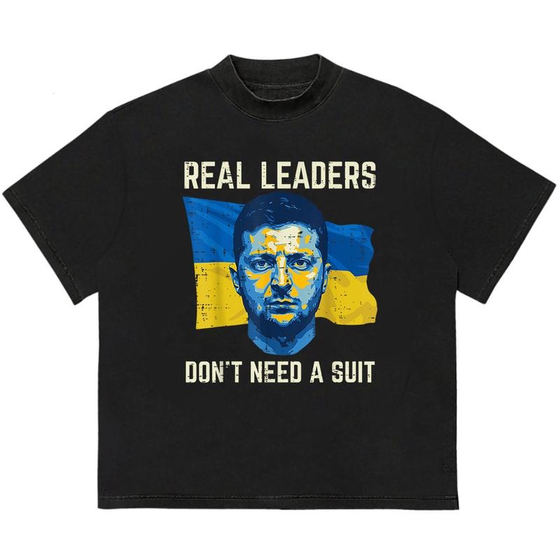 Real Leaders Dont Need Suit T-Shirt Essential Lightweight and Breathable Hoodie, Sweatshirt | DripVista.com