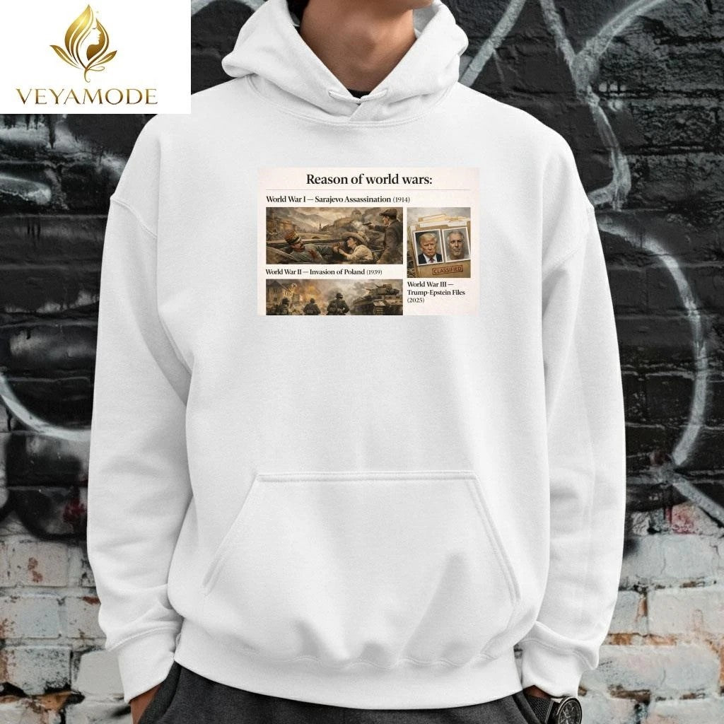 Reason of Word Wars III Trump Epstein Files tee