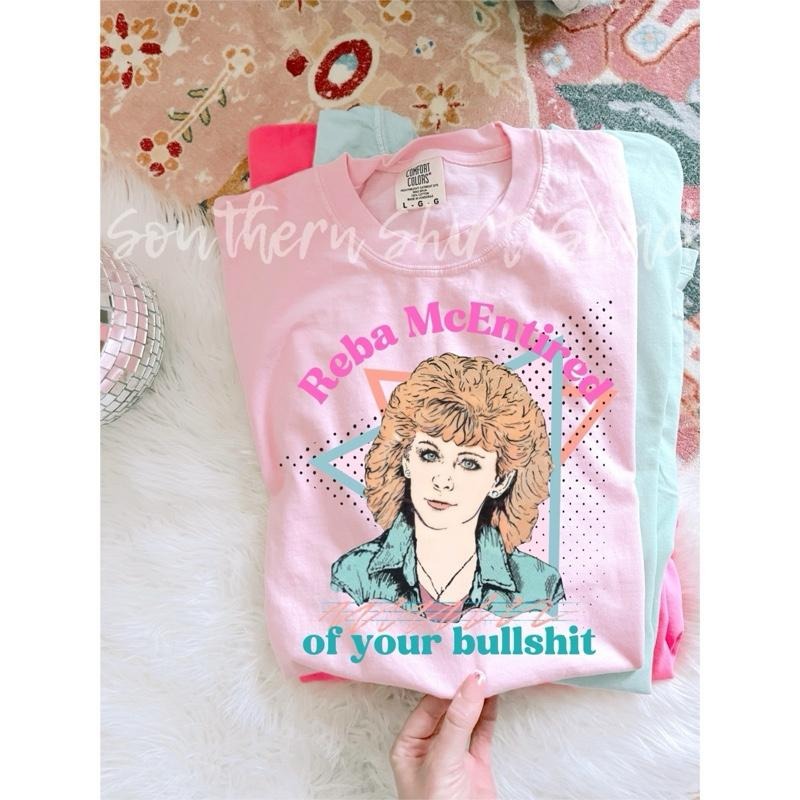 Reba McinTired of your BS T shirt  | Blossom comfort colors t shirt | Reto Reba Hoodie, Sweatshirt | DripVista.com