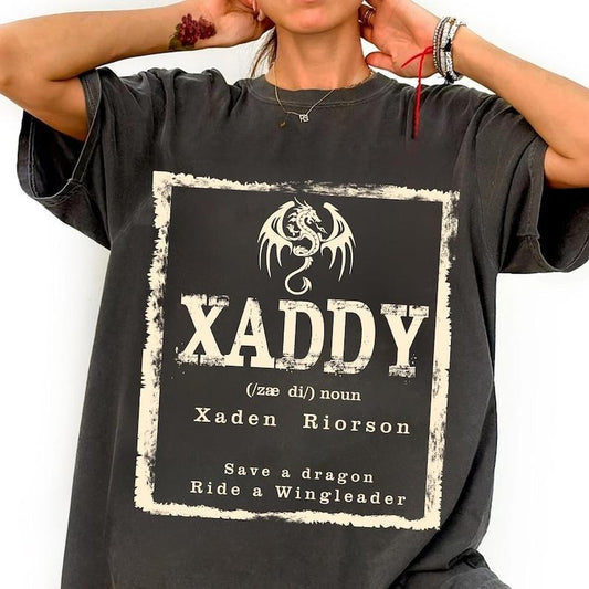 Rebecca Yarros Apparel, Iron Flame Sweatshirts, Fourth Wing Merch, Xaden Fourth Wing Shirts, Xaden Riorson Tee, Xaddy Sweatshirt