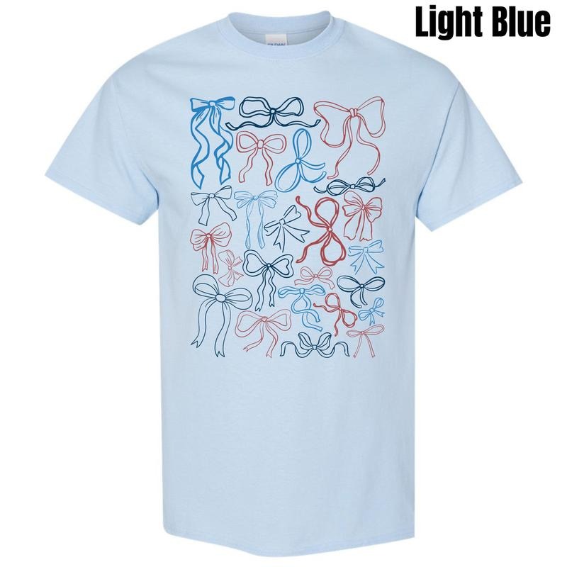 Red & Blue Ribbons Gildan Short Sleeve T-Shirt 'NLB' Hoodie, Sweatshirt | DripVista.com