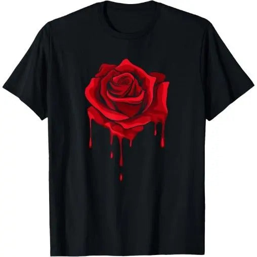 Red Melting Rose - Garden Gardener Botanist Flowers Rose T-Shirt Made in USA Hoodie, Sweatshirt | DripVista.com