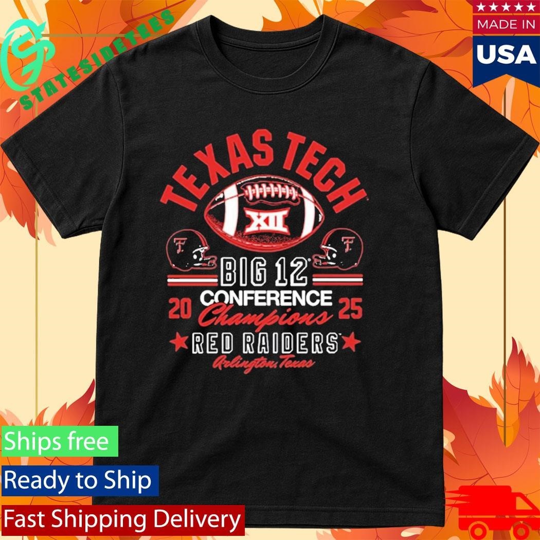 Red Raiders 2025 Big 12 Football Champions Shirt