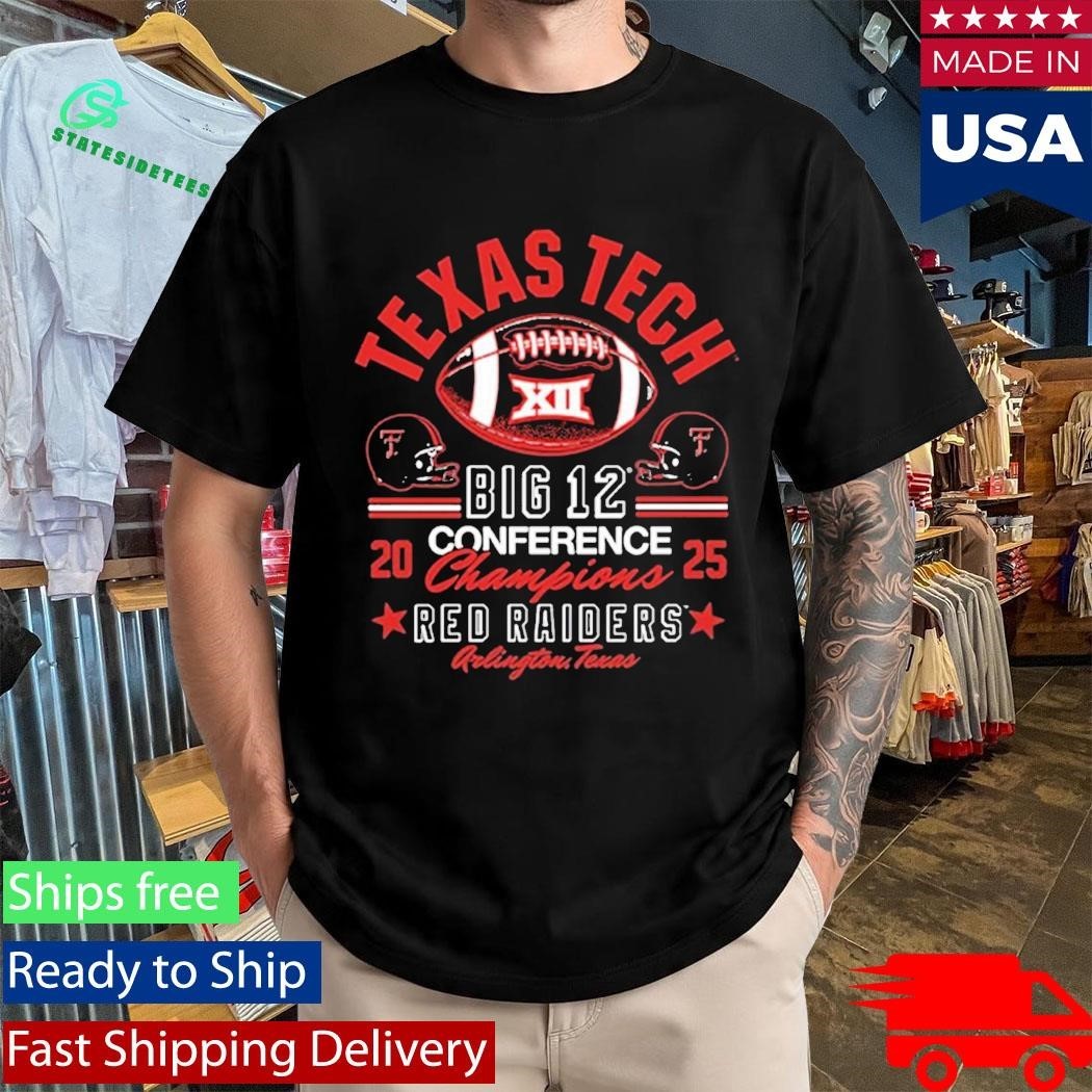Red Raiders 2025 Big 12 Football Champions Shirt