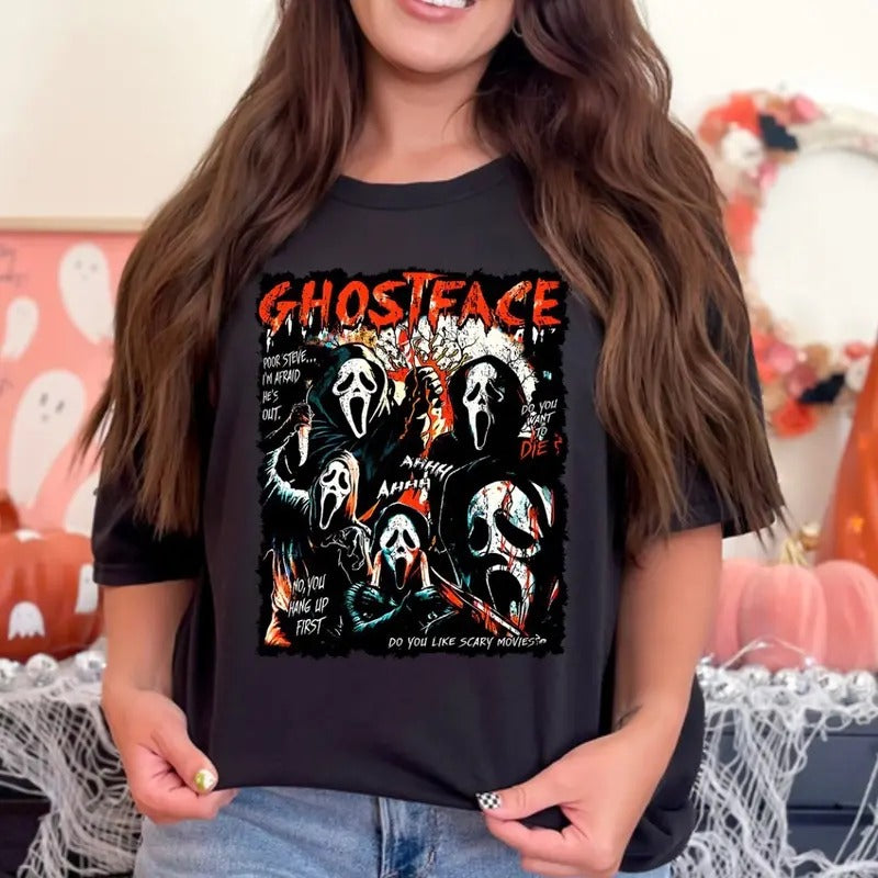 Red ghost shirt or sweater Hoodie, Sweatshirt | DripVista.com
