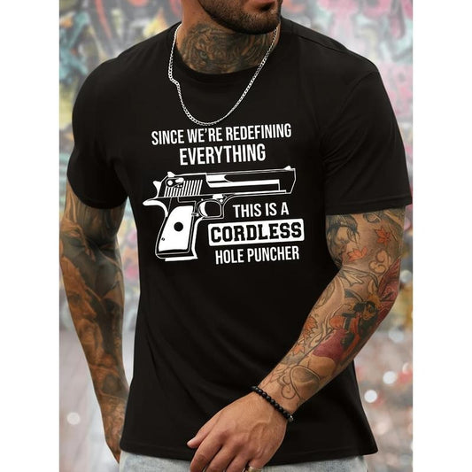 Redefine Graphic Tees - Innovative Arm Graphic Prints, Casual Comfort T-Shirts for Men - Perfect for Everyday Summer Activities Made in USA