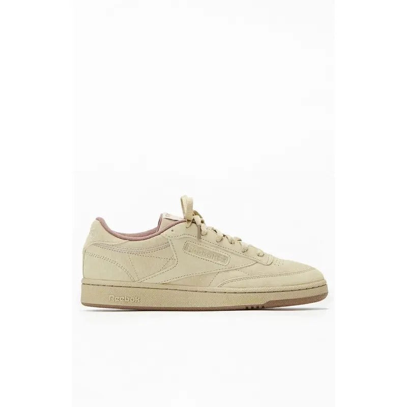 Reebok Men's Beige Club C 85 Smooth Suede Shoes - Multicolor T-Shirts, Hoodie, Sweatshirt | DripVista.com