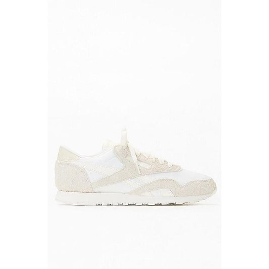 Reebok Women's White Classic Nylon Sneakers - Multicolor