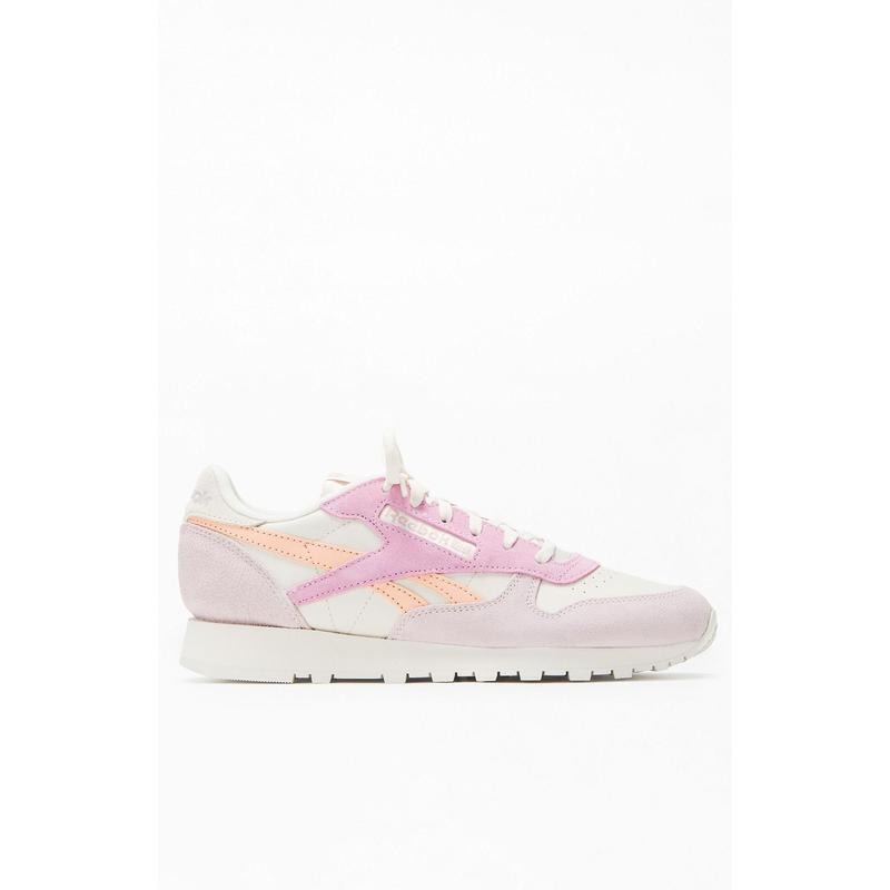 Reebok Women's Women's Lilac Classic Leather & Suede Sneakers - Multicolor T-Shirts, Hoodie, Sweatshirt | DripVista.com