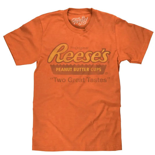Reese's Peanut Butter Cup Two Great Tastes T-Shirt - Orange