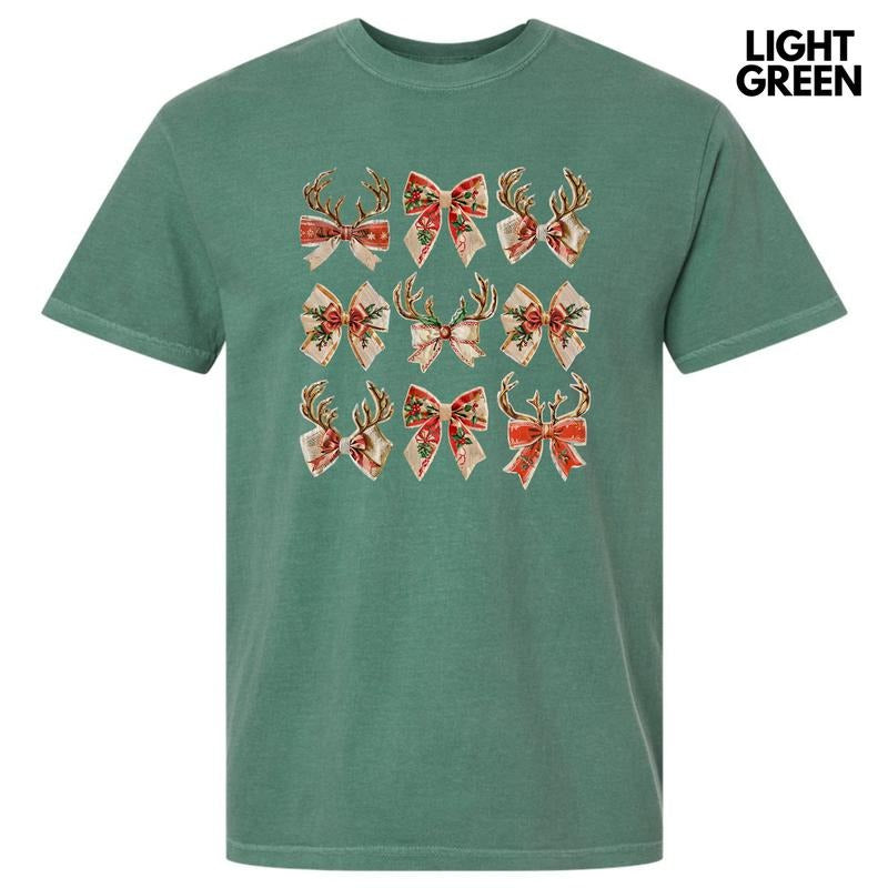 Reindeer Coquette Collage Comfort Colors T-Shirt 'NLB' Hoodie, Sweatshirt | DripVista.com