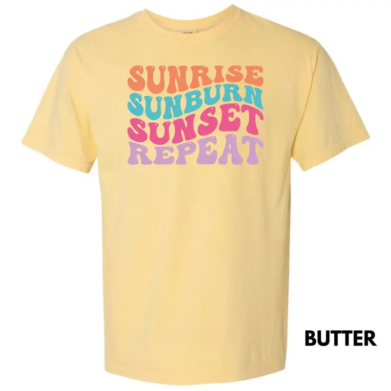 Repeat Summer Comfort Colors T-Shirt 'NLB' Hoodie, Sweatshirt | DripVista.com