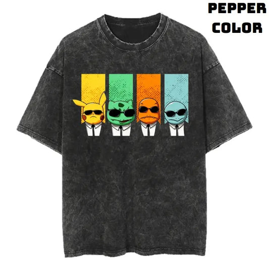 Reservoir Mons Vintage Graphic Tees, Pokemon T-Shirt, Pokemon Shirts, Pokemon Stuff, Unisex Anime Manga Shirt Top Menswear Womenswear Streetwear