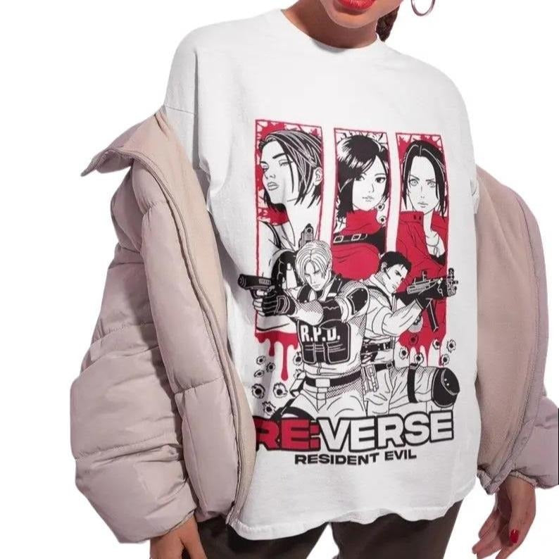Resident Evil T-Shirt, Resident Evil Vintage T-Shirt, Anime T-shirt