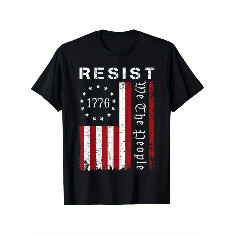 Resist Hands Off Vintage We The People American Flag Protest T-Shirt Hoodie, Sweatshirt | DripVista.com