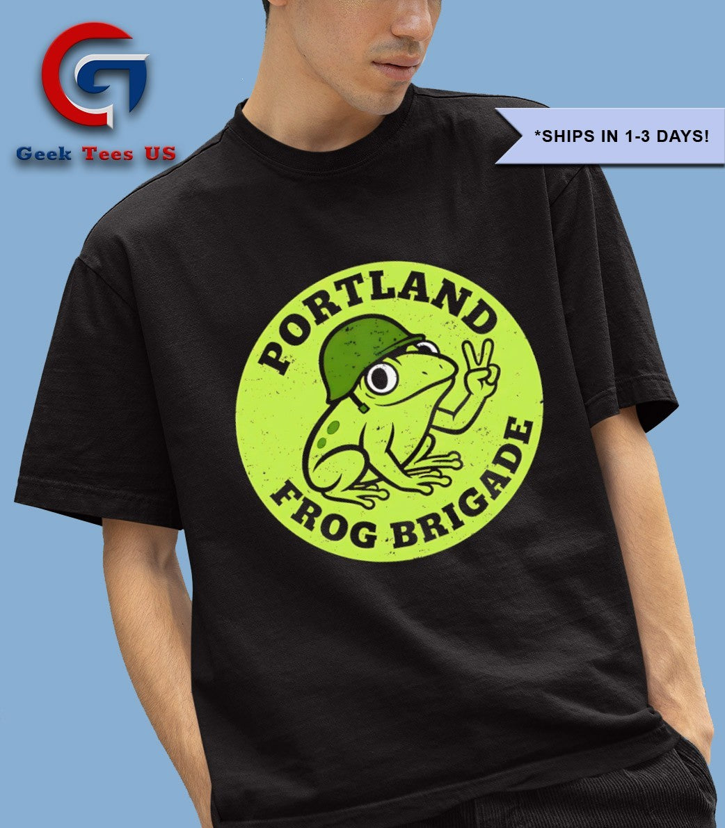Resist Portland Frog Brigade I stand with Frog shirt