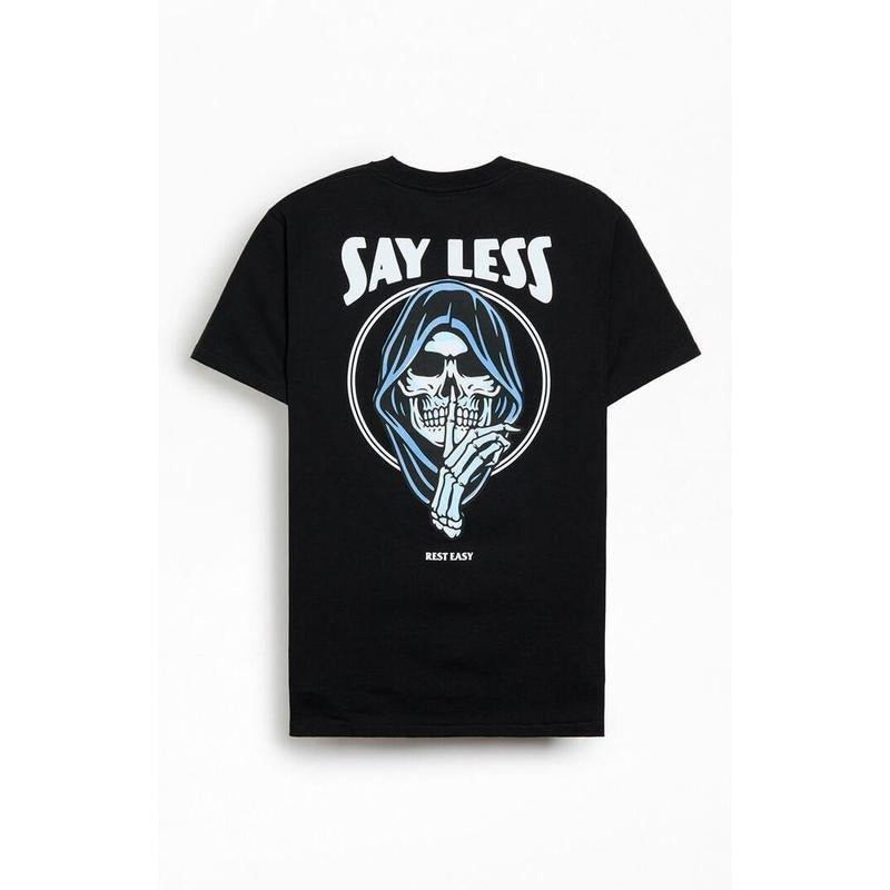 Rest Easy Men's Say Less T-Shirt - Multicolor Hoodie, Sweatshirt | DripVista.com