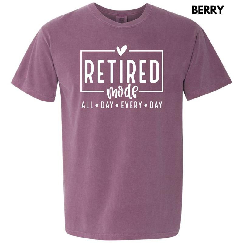 Retired Mode Comfort Colors T-Shirt 'NLB' Hoodie, Sweatshirt | DripVista.com