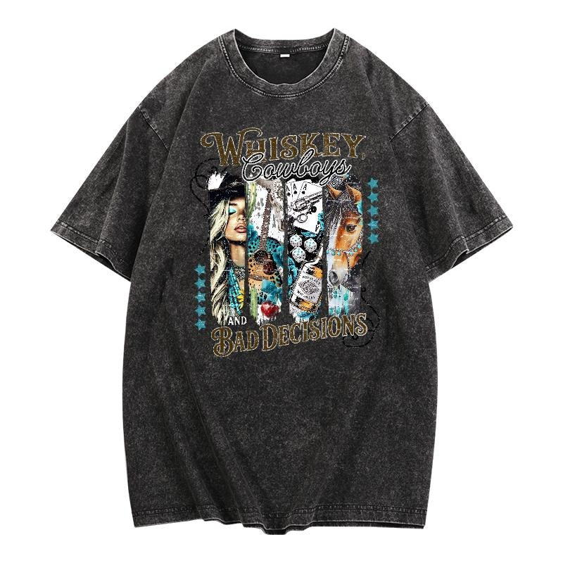 Retro - Washed Lightsaber brand - Shirt: Embrace TNF Whiskey - Cowboy Lifestyle