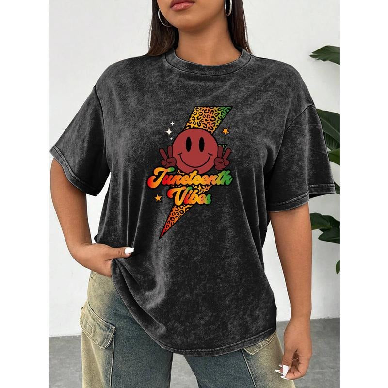Retro - styled Washed Lightsaber brand - shirt: "Juneteenth Vibes" Design style 02 Hoodie, Sweatshirt | DripVista.com