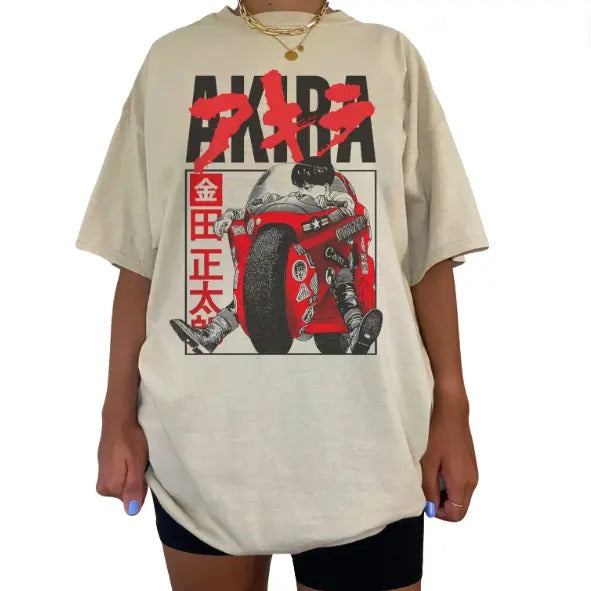 Retro Akira Motobike Vintage T-Shirt, Akira Shirt, Akira Merch, The Impact Of Akira Shirt, Anime Manga Shirt, Anime...