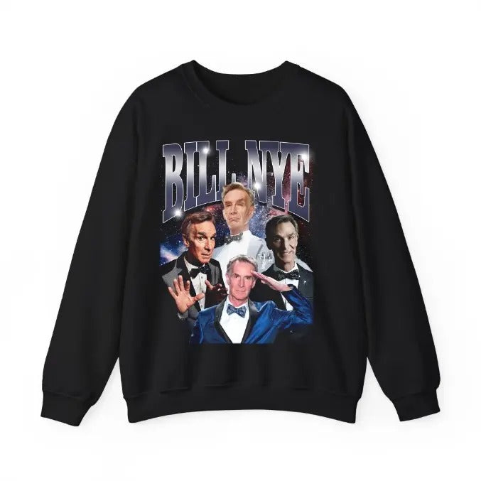 Retro BILL NYE Sweatshirt William Sanford Nye Sweatshirt, Bill Nye Sweatshirt, Bill Nye Retro 90s ,The Sciece Guy...