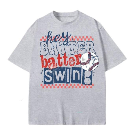 Retro Baseball Batter Batter Swing tshirt Baseball Saying tshirt Game Day Baseball Coquette Bow tshirt Retro Quote Funny Baseball Mom