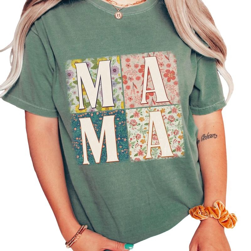 Retro Boho Mama Shirt, Boho Mama, Mother's Day Shirt, Floral Shirt For Mama, Floral Mama Shirt, Gardener Mama Shirt Gift,...